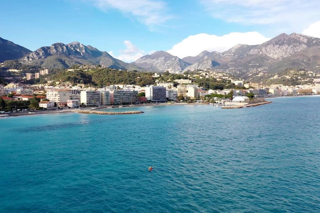 06B - Beautiful 2 Rooms With Terrace Sea View Roquebrune-Cap-Martin Eksteriør bilde